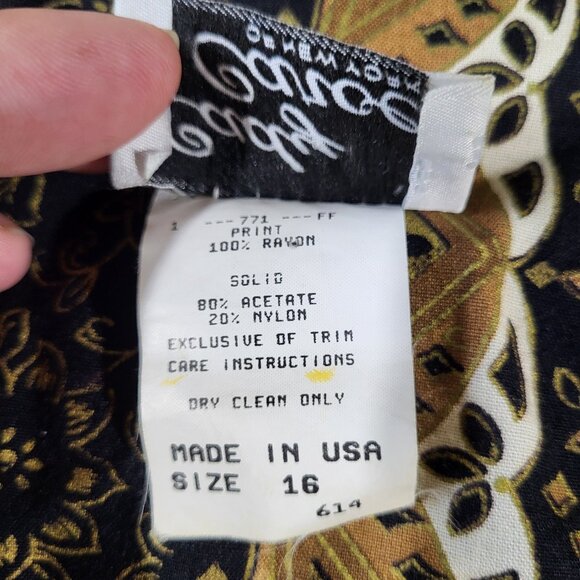 Lady Carol Vintage Floral Blazer/ Cardigan Size 16 - Picture 6 of 16